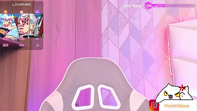 Violettbloss online show from February 2026 03:43:01 AM