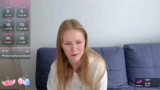 Snapshot of IsabelAllen chatting on February 2025 12:56:01 PM IsabelAllen online show from February 2025 12:56:01 PM
