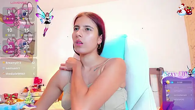 Dalila-1x online show from December 2024 11:18:02 PM