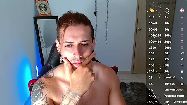 Snapshot of Ares_blue chatting on January 2025 01:49:01 PM Ares blue online show from January 2025 01:49:01 PM