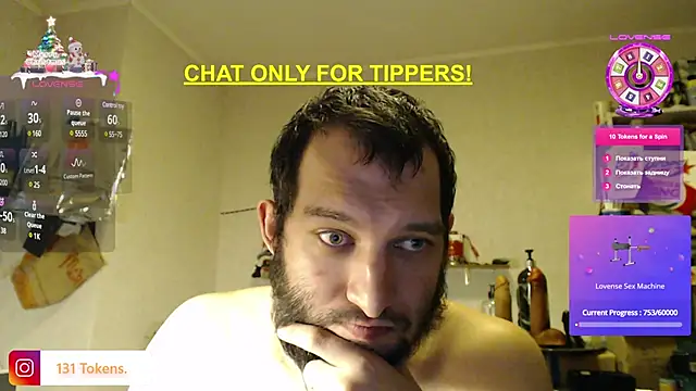 BISEXGOOD777 online show from January 2025 07:49:01 PM