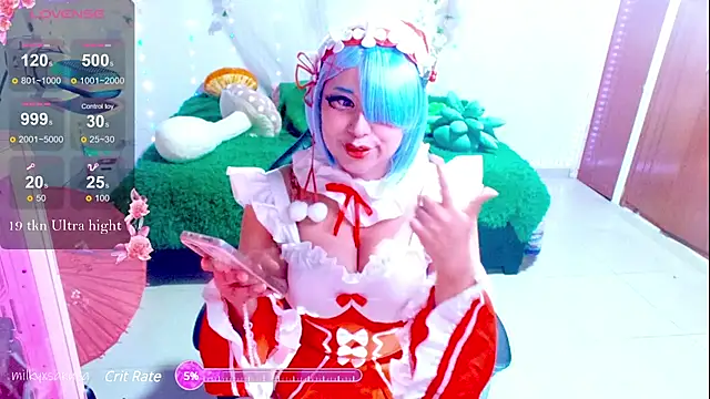 MilkyXSakura online show from December 2024 02:57:02 AM