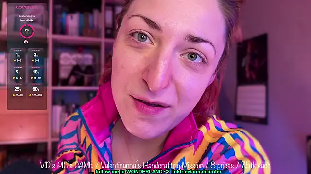 Snapshot of AnnaHaunter18 chatting on February 2025 06:42:01 PM AnnaHaunter18 online show from February 2025 06:42:01 PM