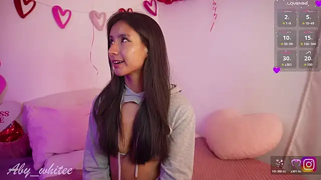 Snapshot of AbyWhitee chatting on February 2026 05:05:02 AM AbyWhitee online show from February 2026 05:05:02 AM