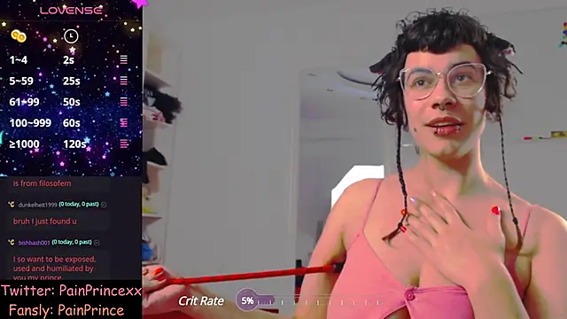 Snapshot of pain_princee chatting on December 2024 12:30:02 AM pain princee online show from December 2024 12:30:02 AM