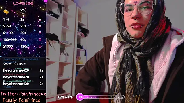 Snapshot of pain_princee chatting on December 2024 12:16:01 AM pain princee online show from December 2024 12:16:01 AM