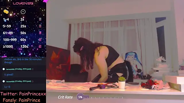 Snapshot of pain_princee chatting on January 2025 05:41:01 PM pain princee online show from January 2025 05:41:01 PM