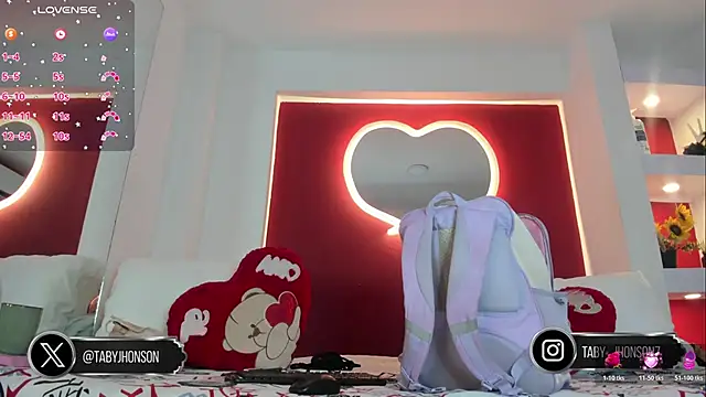 TabyJhonson online show from March 2026 01:49:01 PM