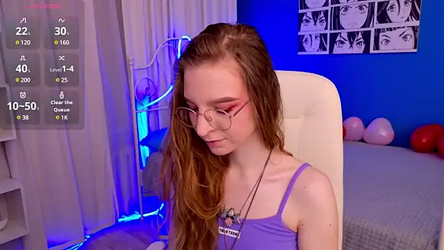 Snapshot of VioletShine chatting on February 2025 03:05:01 PM VioletShine online show from February 2025 03:05:01 PM