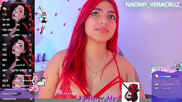 Snapshot of Naomy_veracruz_ chatting on February 2025 07:26:01 PM Naomy veracruz online show from February 2025 07:26:01 PM