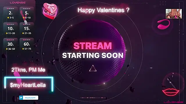 Snapshot of iHeartLeila chatting on February 2026 09:11:01 PM iHeartLeila online show from February 2026 09:11:01 PM