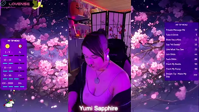 yumi sapphire online show from April 2026 05:42:02 PM