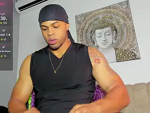 Jordan BlackX online show from January 2025 10:03:01 PM