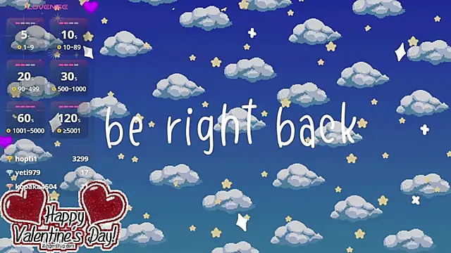 Snapshot of KimiStar chatting on February 2025 09:53:02 PM KimiStar online show from February 2025 09:53:02 PM