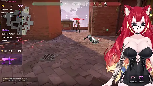 Snapshot of LewdKira_VT chatting on January 2025 10:29:02 AM LewdKira VT online show from January 2025 10:29:02 AM