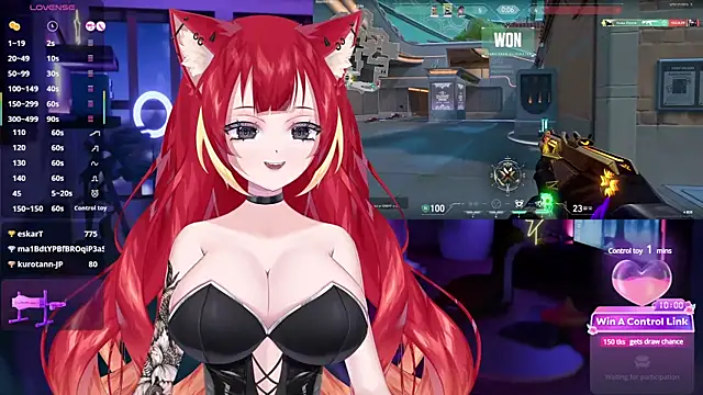 Snapshot of LewdKira_VT chatting on March 2025 10:06:02 AM LewdKira VT online show from March 2025 10:06:02 AM