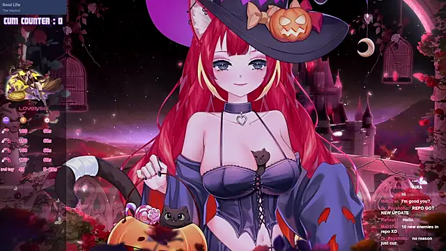 Snapshot of LewdKira_VT chatting on October 2025 02:29:01 PM LewdKira VT online show from October 2025 02:29:01 PM