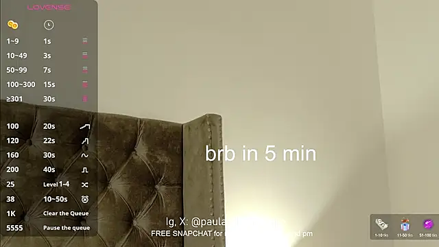 PauLaaCam online show from September 2025 02:57:01 AM