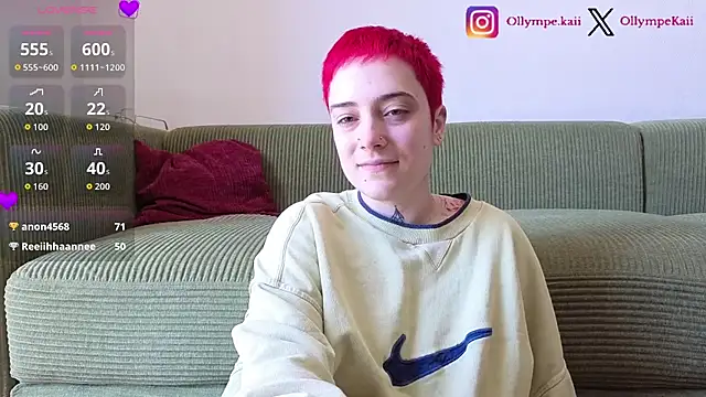 OllympeKaii online show from April 2026 10:29:01 AM