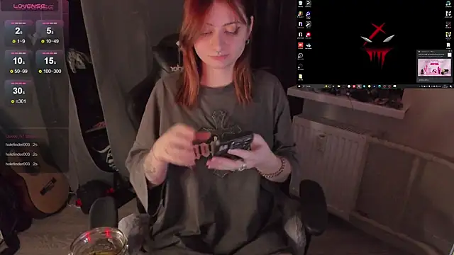 Snapshot of Melante chatting on October 2025 06:52:02 PM Melante online show from October 2025 06:52:02 PM