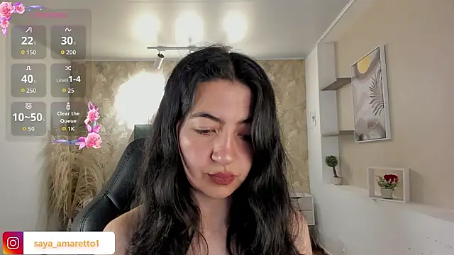 Saya Amaretto1 online show from March 2026 08:25:02 PM