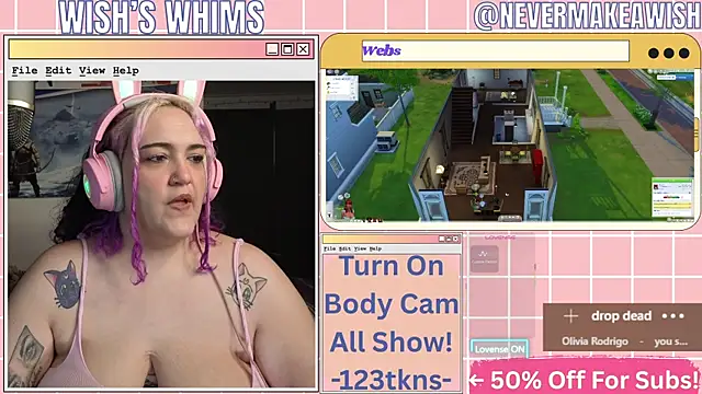 Snapshot of nevermakeawish chatting on June 2026 09:23:02 AM nevermakeawish online show from June 2026 09:23:02 AM