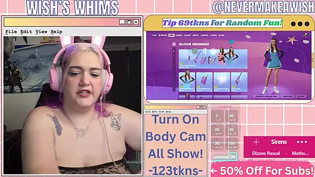 Snapshot of nevermakeawish chatting on June 2026 08:08:01 AM nevermakeawish online show from June 2026 08:08:01 AM