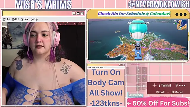 Snapshot of nevermakeawish chatting on June 2026 10:53:02 AM nevermakeawish online show from June 2026 10:53:02 AM