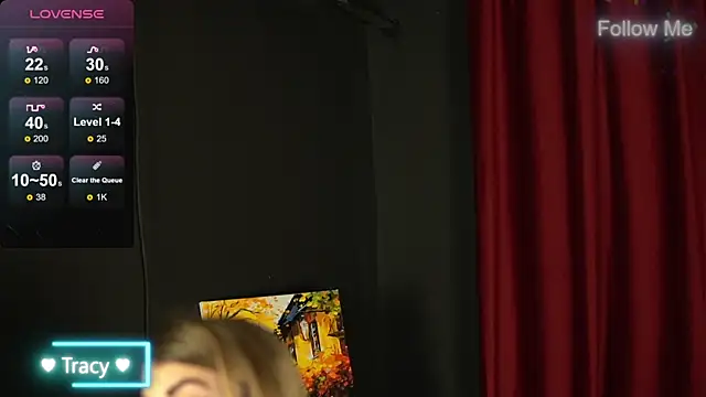 Tracyix online show from April 2026 09:21:02 PM