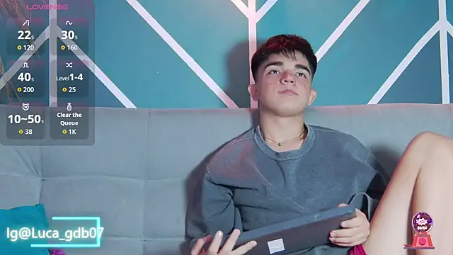 Snapshot of LucaDelart chatting on October 2025 12:49:01 PM LucaDelart online show from October 2025 12:49:01 PM