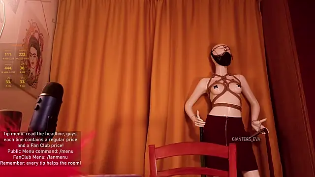 Giantess Eva online show from October 2025 04:51:01 PM