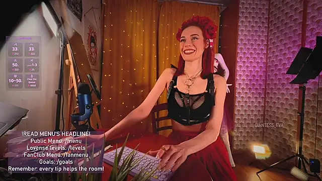 Snapshot of Giantess_Eva chatting on April 2026 05:51:01 PM Giantess Eva online show from April 2026 05:51:01 PM