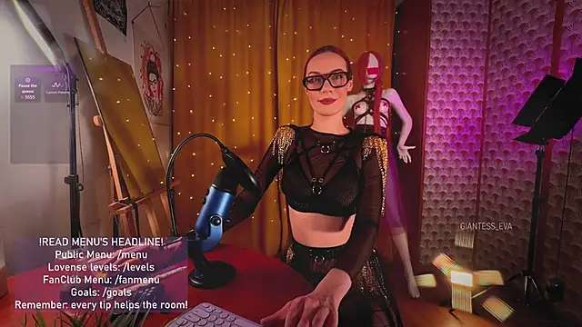 Snapshot of Giantess_Eva chatting on May 2026 07:09:01 PM Giantess Eva online show from May 2026 07:09:01 PM