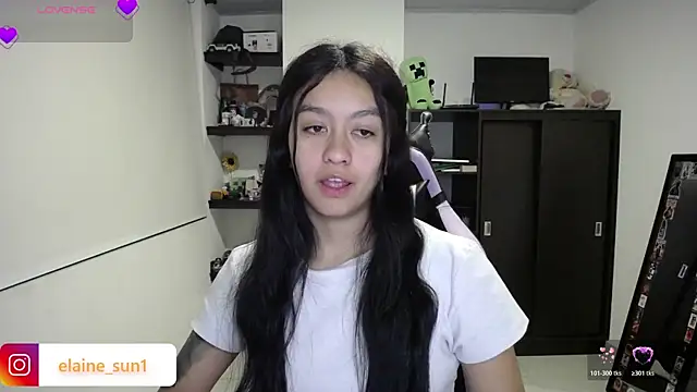 Snapshot of elaine_sun1 chatting on June 2026 01:43:01 AM elaine sun1 online show from June 2026 01:43:01 AM