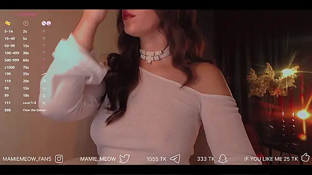 Mamiemeow online show from November 2025 05:29:02 AM