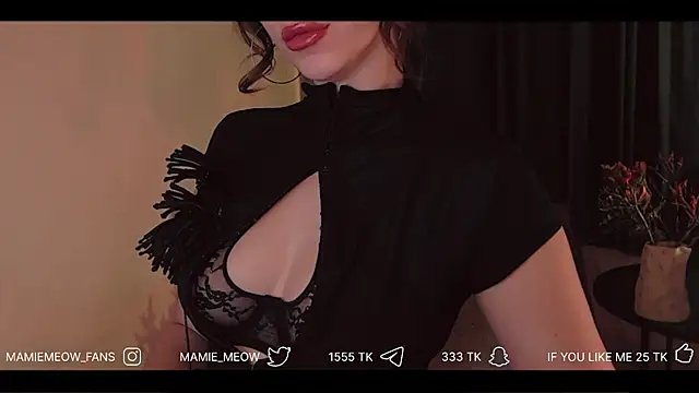 Snapshot of Mamiemeow chatting on April 2026 01:53:02 PM Mamiemeow online show from April 2026 01:53:02 PM