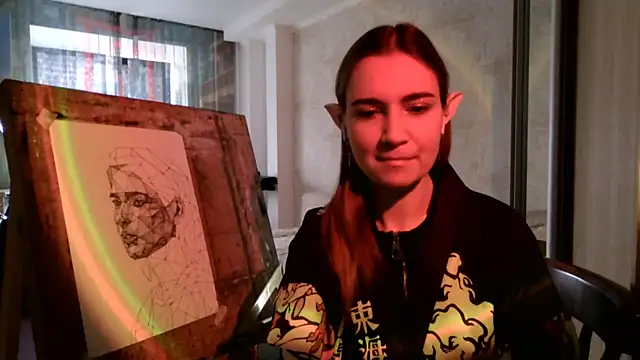 Snapshot of JinnyVibes chatting on October 2025 10:05:02 AM JinnyVibes online show from October 2025 10:05:02 AM