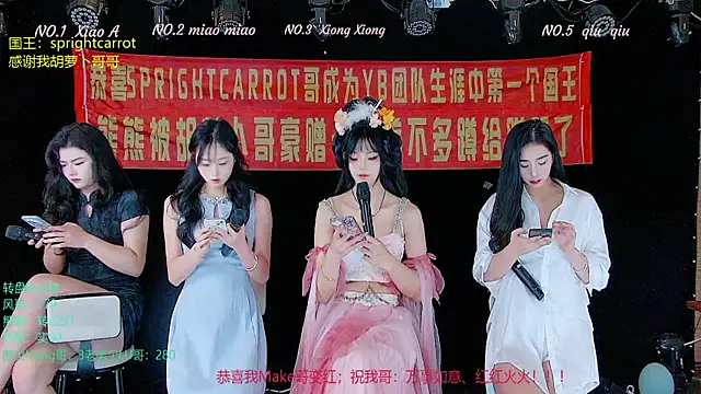 Snapshot of YB-001 chatting on November 2025 02:01:02 AM YB-001 online show from November 2025 02:01:02 AM