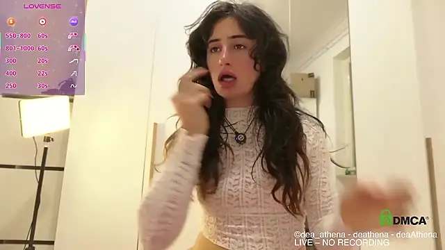 Snapshot of DeaAthena chatting on January 2026 07:41:02 PM DeaAthena online show from January 2026 07:41:02 PM