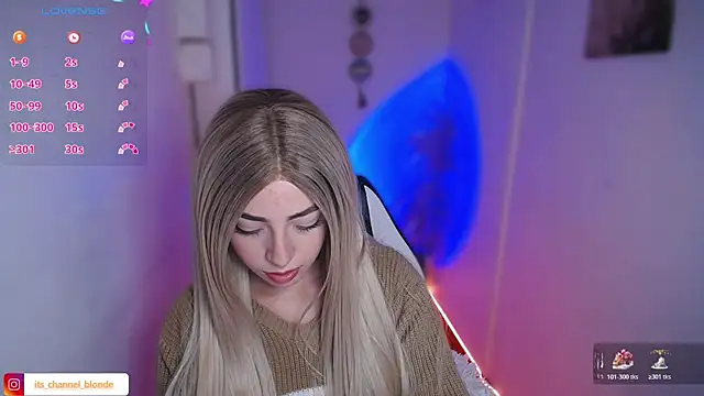 channel blondee online show from March 2026 08:26:01 PM