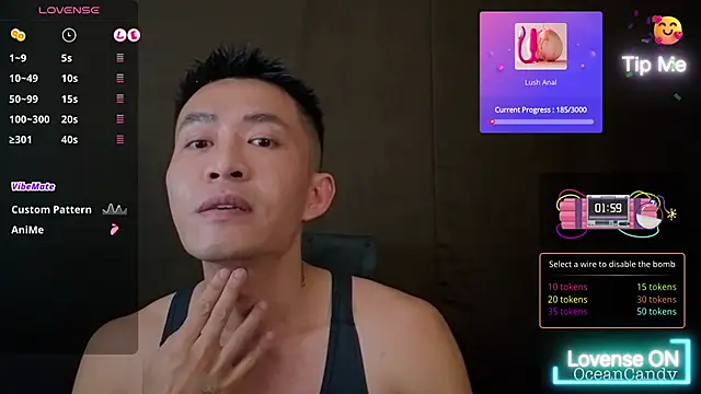 OceanCandy9 online show from February 2026 03:22:01 PM