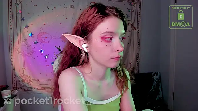 Snapshot of _PocketRocket_ chatting on October 2025 11:05:02 PM PocketRocket online show from October 2025 11:05:02 PM