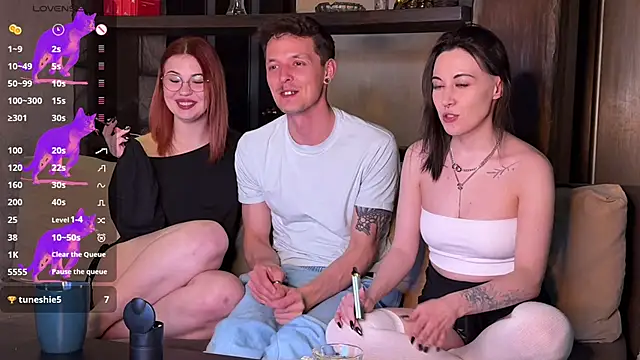 Snapshot of Three_Some_Dream chatting on May 2026 06:57:01 PM Three Some Dream online show from May 2026 06:57:01 PM