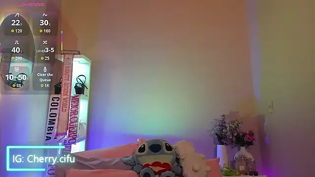 CherrySeraphine1 online show from July 2026 07:16:01 PM