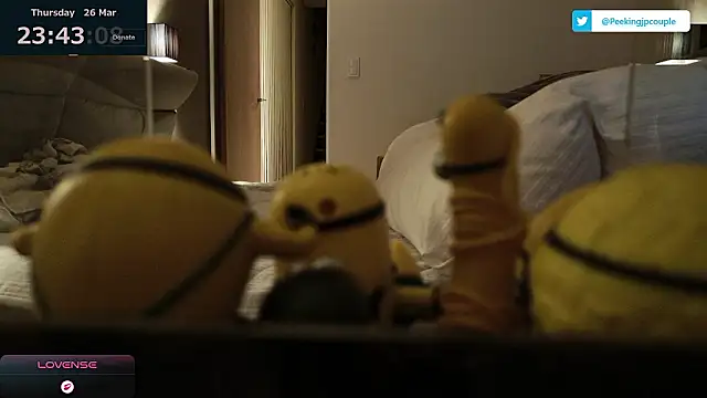 Peeking Bedroom JP online show from March 2026 02:44:01 PM