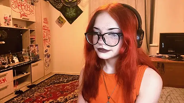 Snapshot of RedHeadCat chatting on May 2026 10:27:01 PM RedHeadCat online show from May 2026 10:27:01 PM