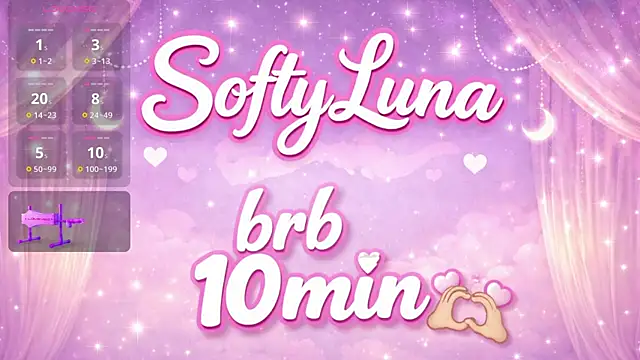 Snapshot of Softy_Luna chatting on June 2026 01:07:02 AM Softy Luna online show from June 2026 01:07:02 AM