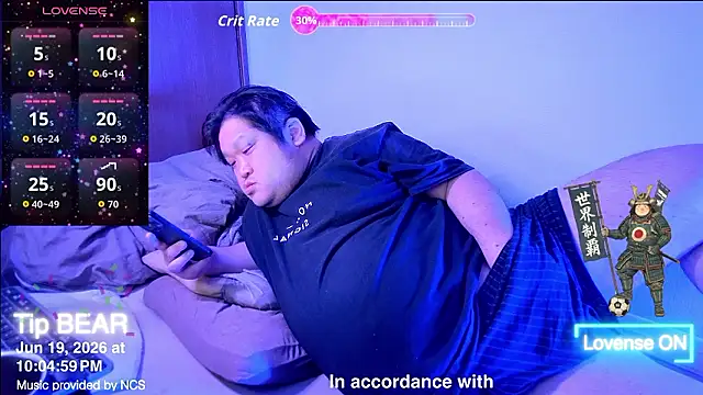 ChubbyBEAR039 online show from June 2026 01:04:02 PM