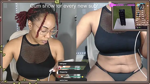 Snapshot of Cheybaaee chatting on January 2025 02:40:02 AM Cheybaaee online show from January 2025 02:40:02 AM