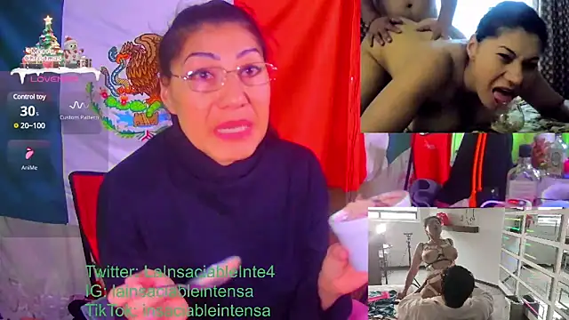 LaInsaciableIntensa online show from February 2025 10:01:01 PM